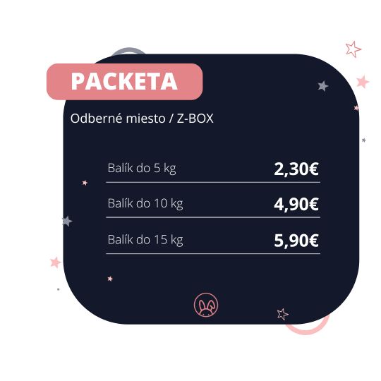 Packeta Z-BOXOM cenník